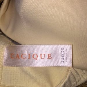 Cacique Intimates & Sleepwear - Cacique balconette bra, soft yellow, size 44DDD Cacique Intimates & Sleepwear - Cacique balconette bra, soft yellow, size 44DDD